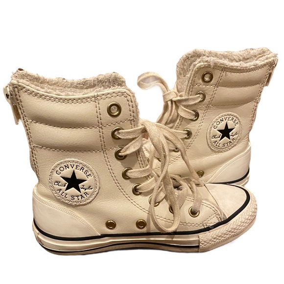 converse with sherpa lining